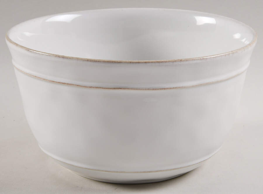 Cambria Stone (White) 8" Mixing Bowl by Pottery Barn China-1