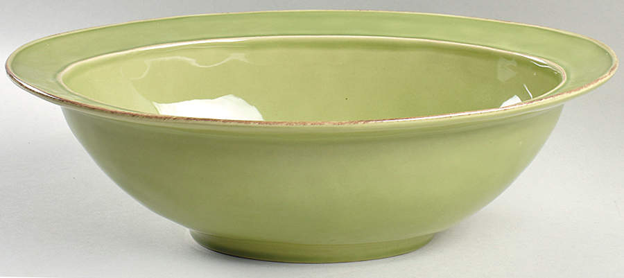 Cambria Mint 14" Oval Serving Bowl by Pottery Barn China-1