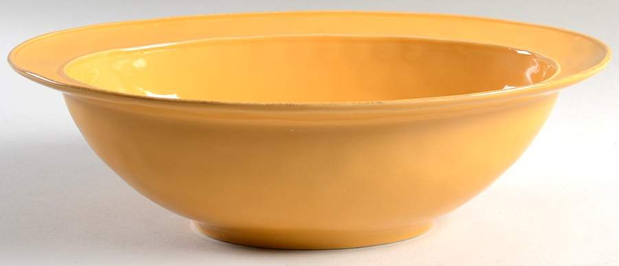 Cambria Saffron 14" Oval Serving Bowl by Pottery Barn China-1