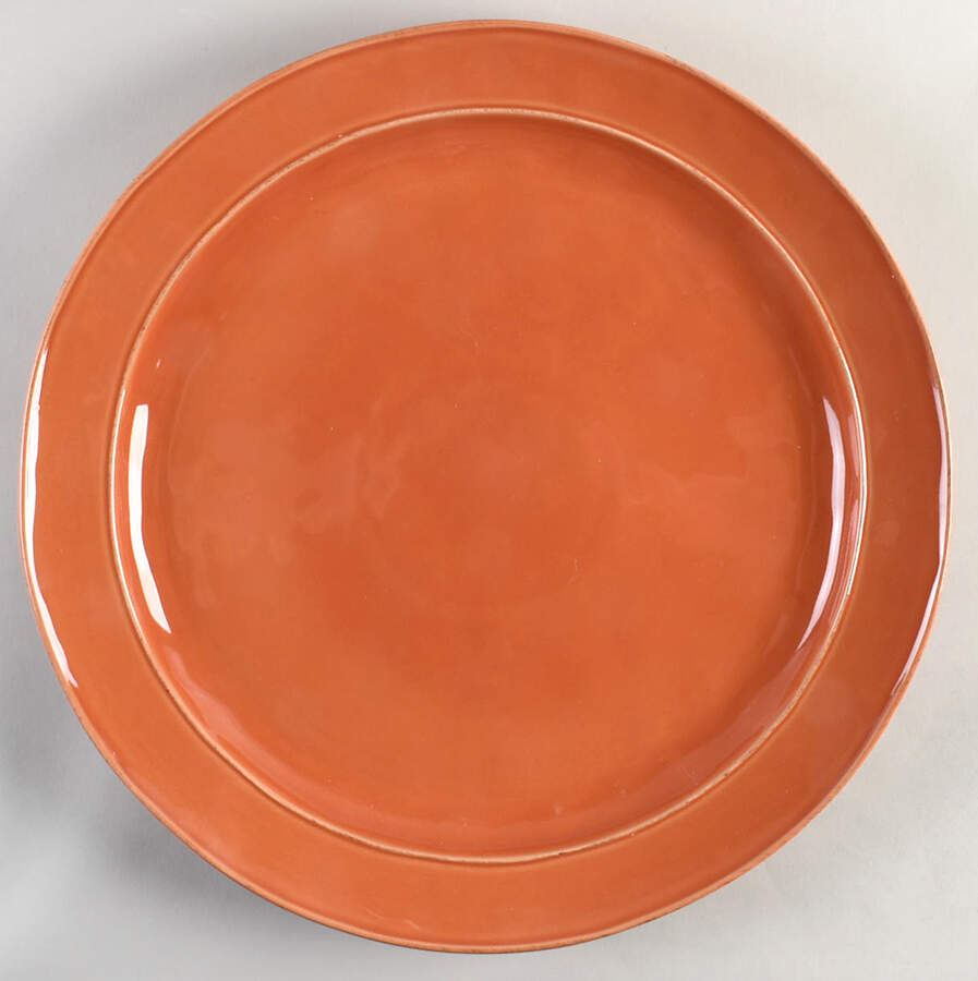 Cambria Persimmon 16" Chop Plate (Round Platter) by Pottery Barn China-1
