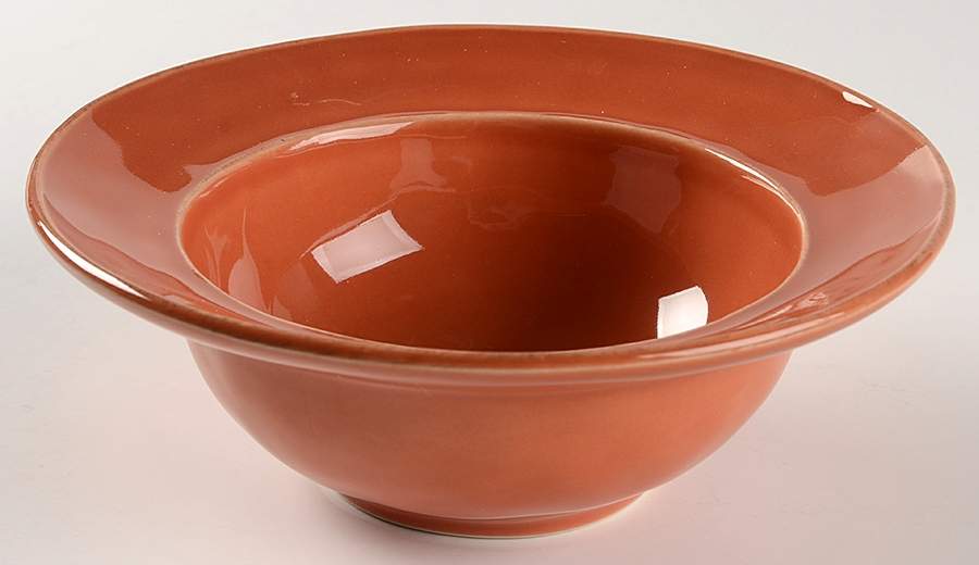 Cambria Persimmon Rim Soup Bowl by Pottery Barn China-1