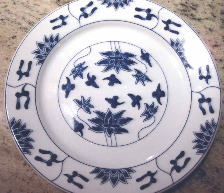 Oriental Dinner Plate by Victoria Porcelain-1