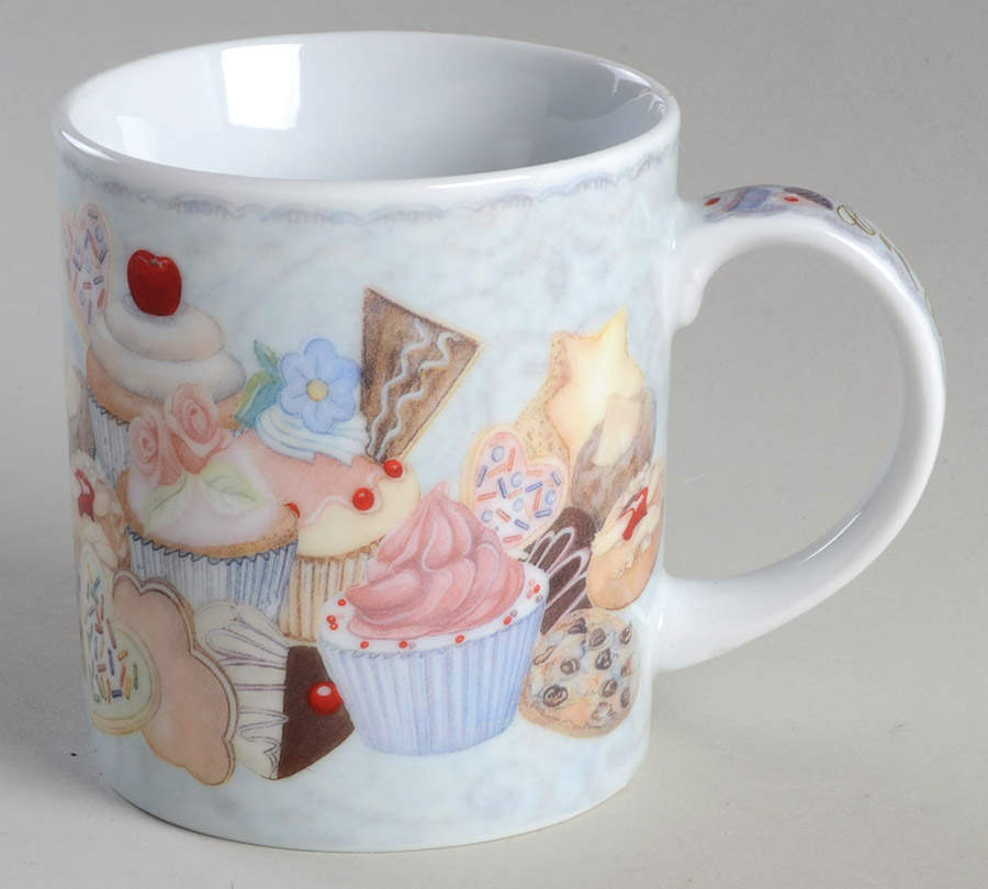 Cupcakes & Cookies Mug by Cardew Design-1