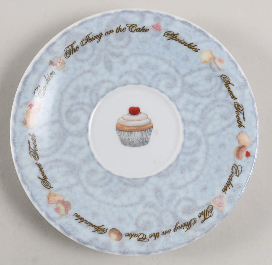 Cupcakes & Cookies Saucer by Cardew Design-1