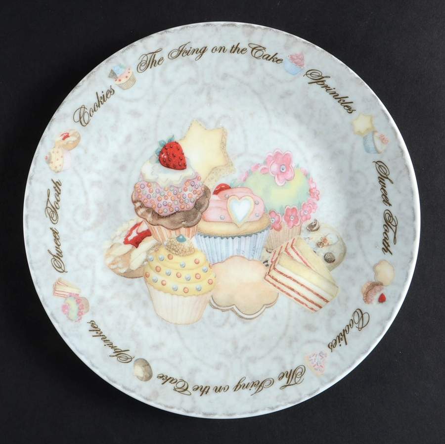 Cupcakes & Cookies Dessert/Pie Plate by Cardew Design-1