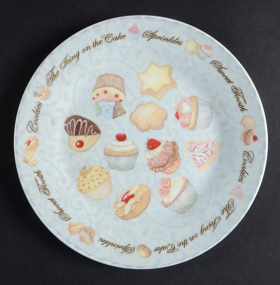 Cupcakes & Cookies Dessert/Pie Plate by Cardew Design-1