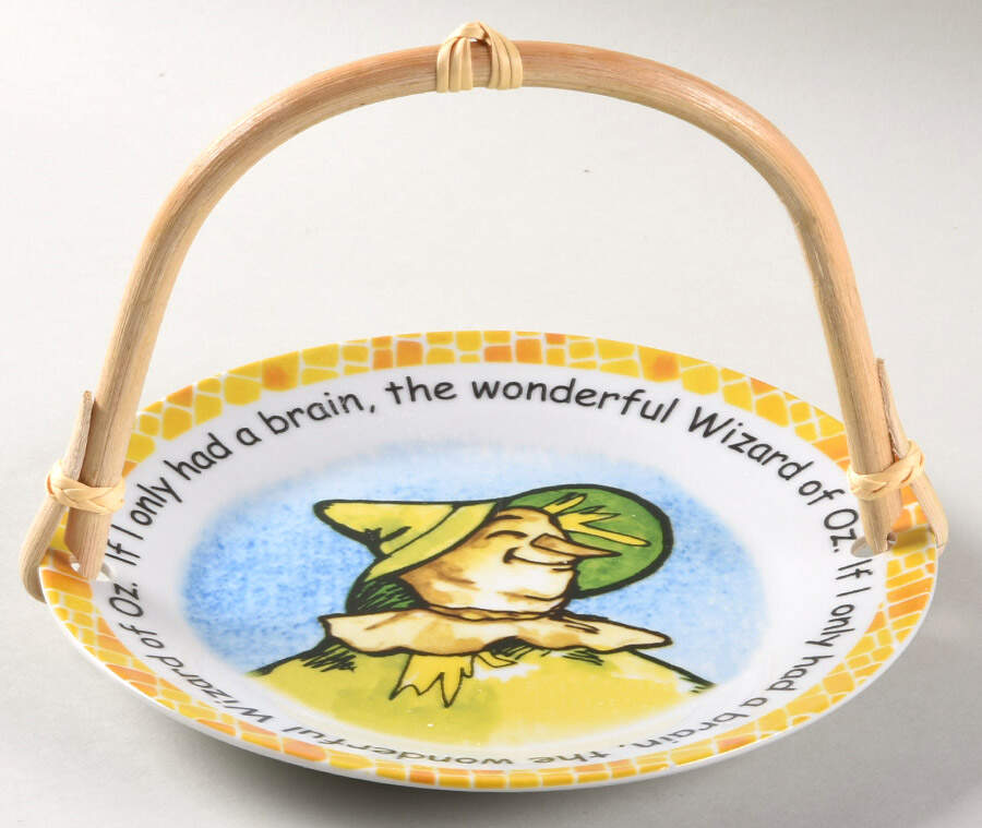 Wizard of Oz 5 3/8"-5 5/8" Bamboo Handled Serving Plate  HC by Cardew Design-1