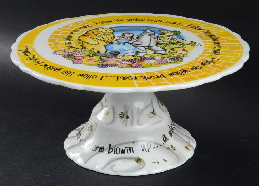 Wizard of Oz 10" Diameter Pedestal Cake Stand by Cardew Design-1