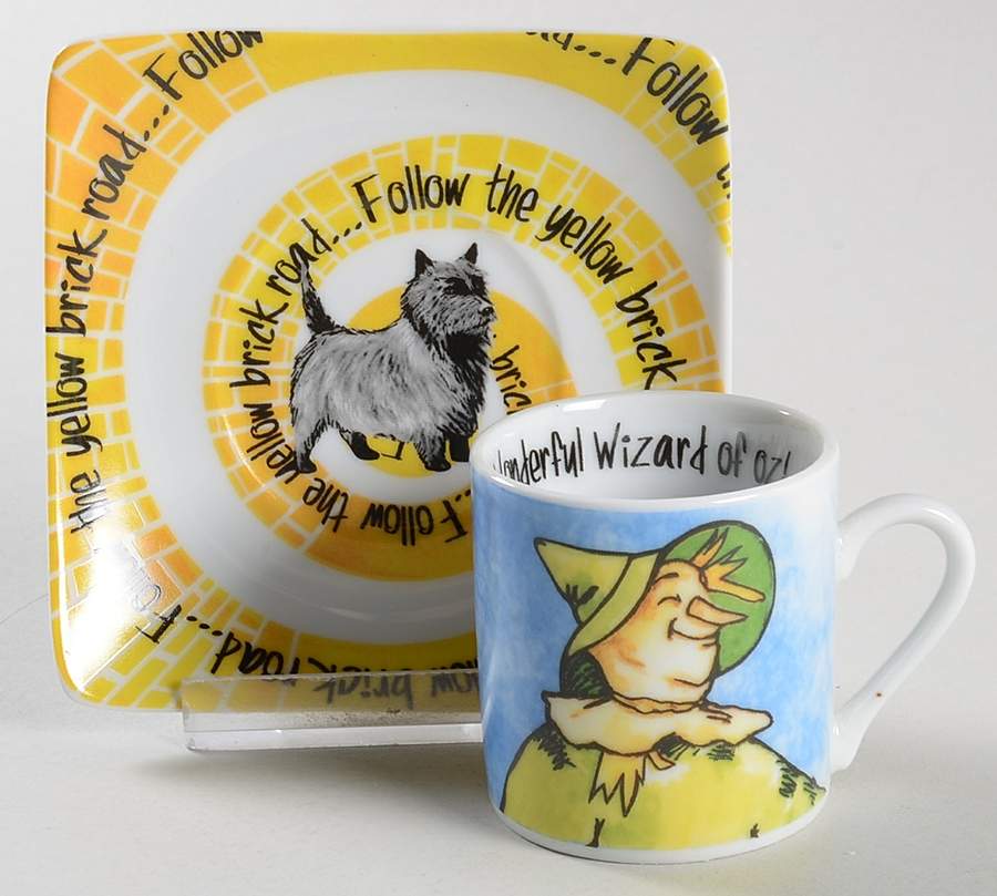 Wizard of Oz Saucer for Flat Demitasse Cup by Cardew Design-1
