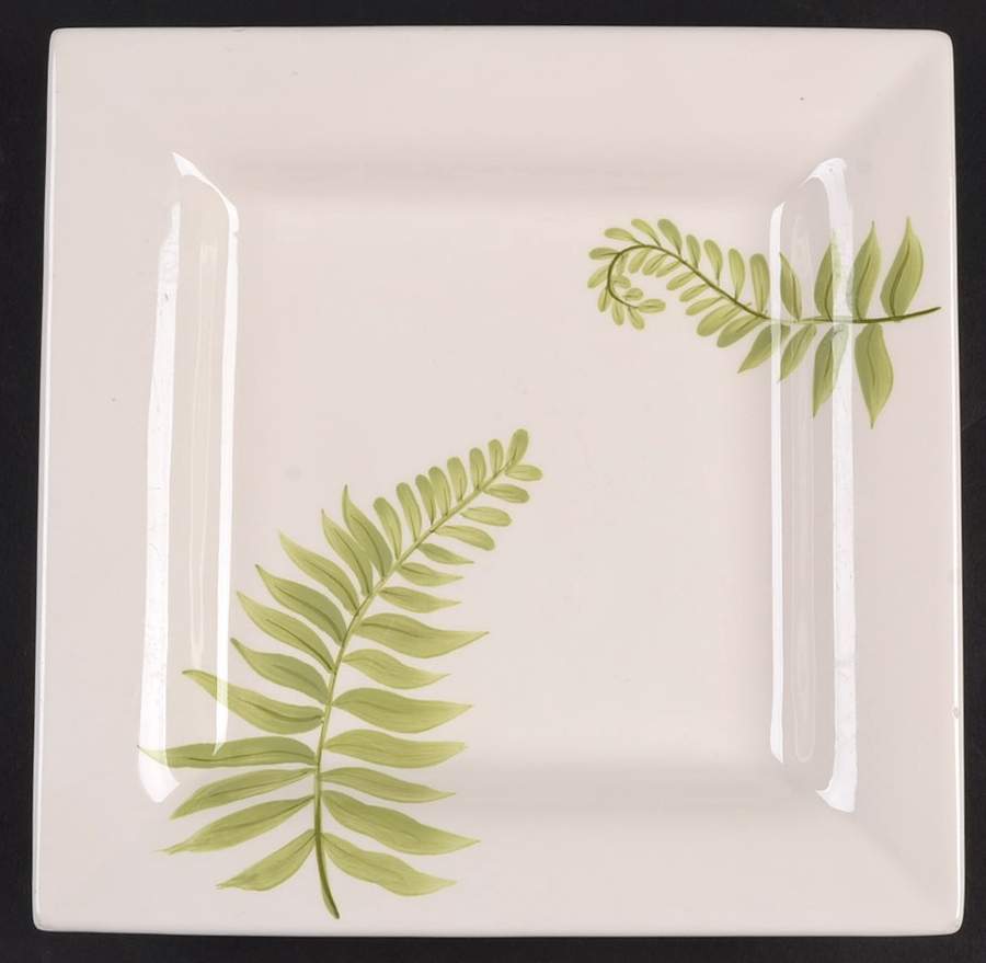 Fern Square Salad Plate by Pottery Barn China-1