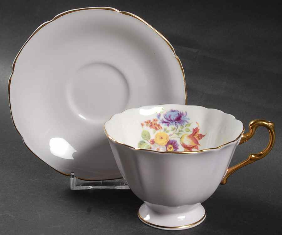 A4391 Footed Cup & Saucer Set by Paragon-1