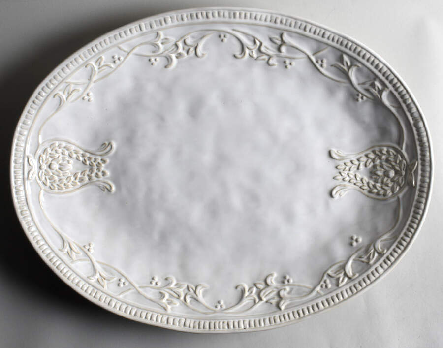 Juliette 19" Oval Serving Platter by Pottery Barn China-1