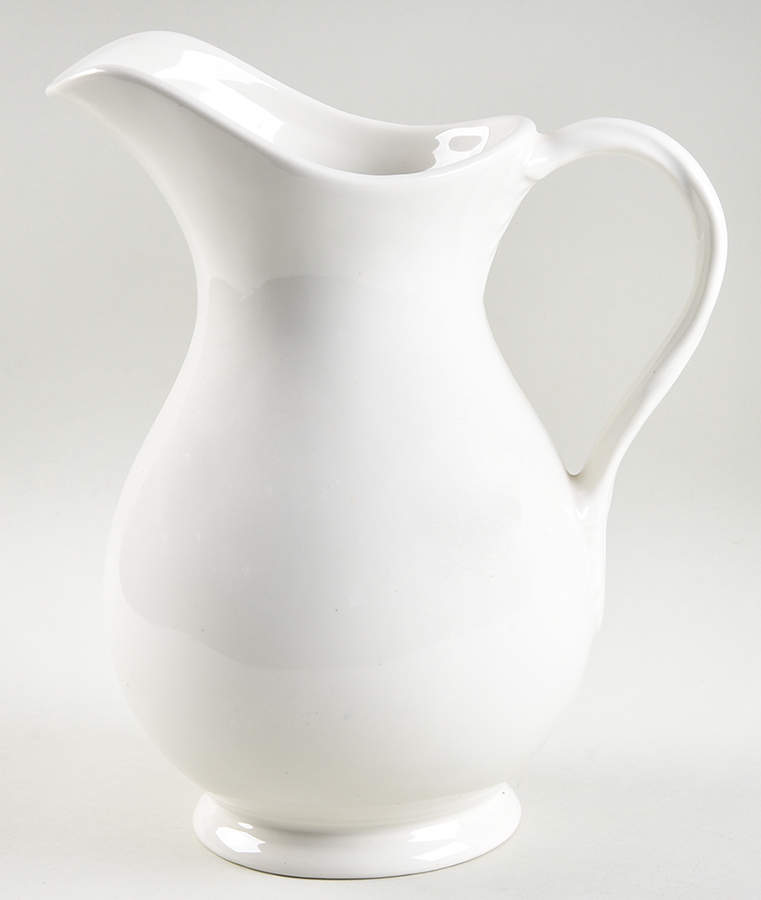 Antique Ironstone 98 Oz Pitcher by Pottery Barn China-1