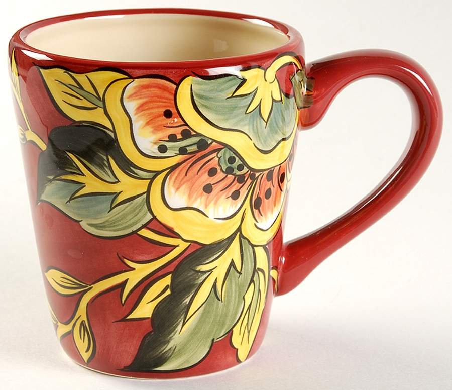 Cassandra Red Mug by Pier 1-1