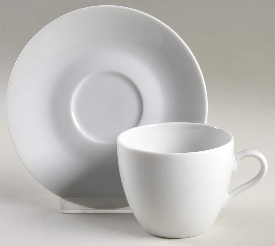 PBA56 Flat Cup & Saucer Set by Pottery Barn China-1