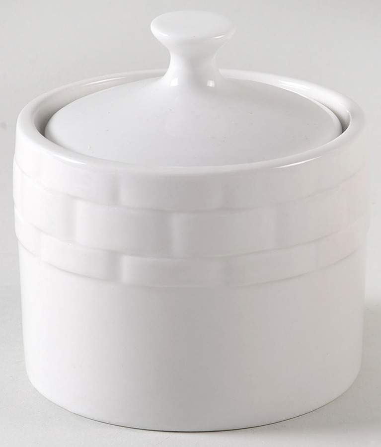 Ribbon Sugar Bowl & Lid by Pfaltzgraff-1