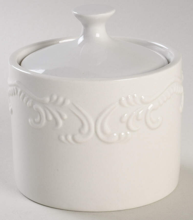 Charlotte Sugar Bowl & Lid by Pfaltzgraff-1