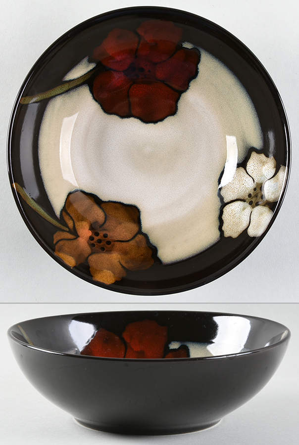 Painted Poppies 7" Individual Pasta Bowl by Pfaltzgraff-1