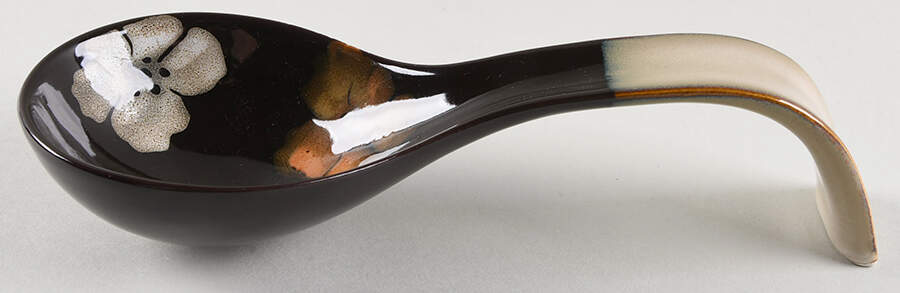 Painted Poppies Spoon Rest/Holder (Holds 1 Spoon) by Pfaltzgraff-1