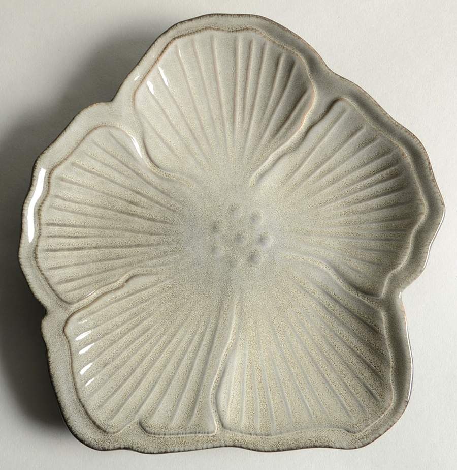 Painted Poppies Figural Canape Plate by Pfaltzgraff-1