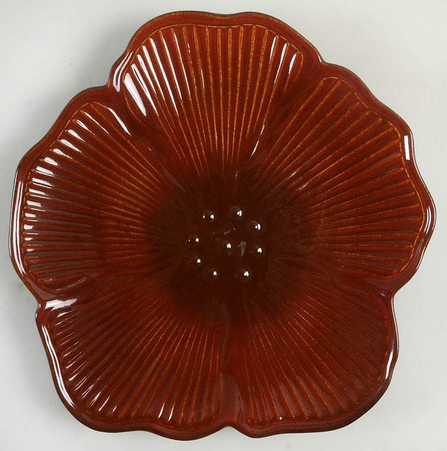 Painted Poppies 11" Figural Platter by Pfaltzgraff-1