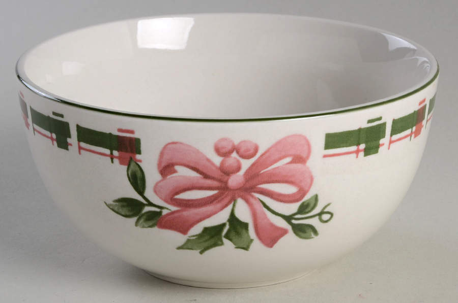 Christmas Plaid Soup/Cereal Bowl by Pfaltzgraff-1