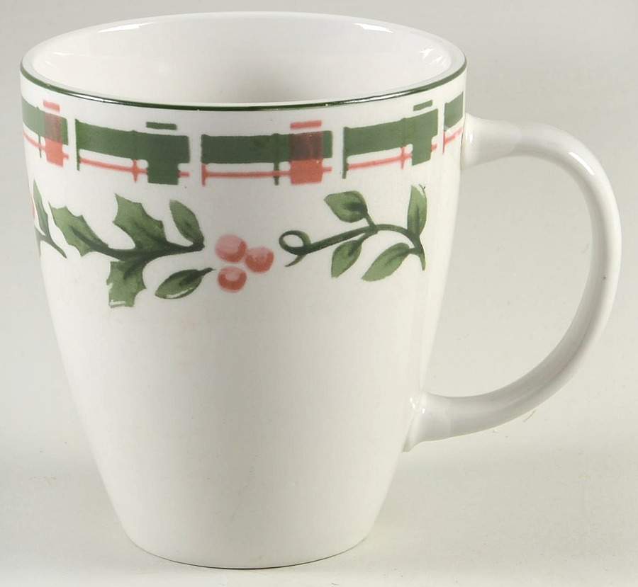 Christmas Plaid Mug by Pfaltzgraff-1