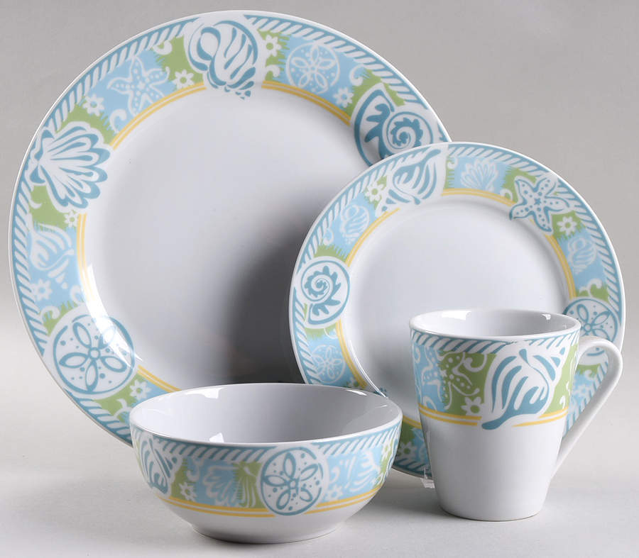 Seaside 4 Piece Place Setting by Pfaltzgraff-1