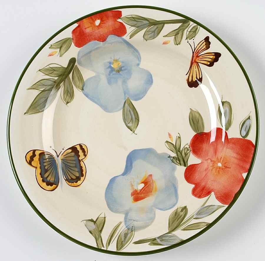 Garden Butterflies Salad Plate by Pfaltzgraff-1