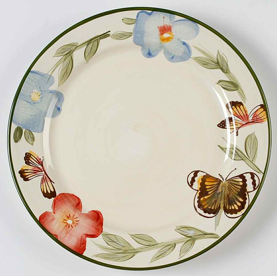 Garden Butterflies Dinner Plate by Pfaltzgraff-1