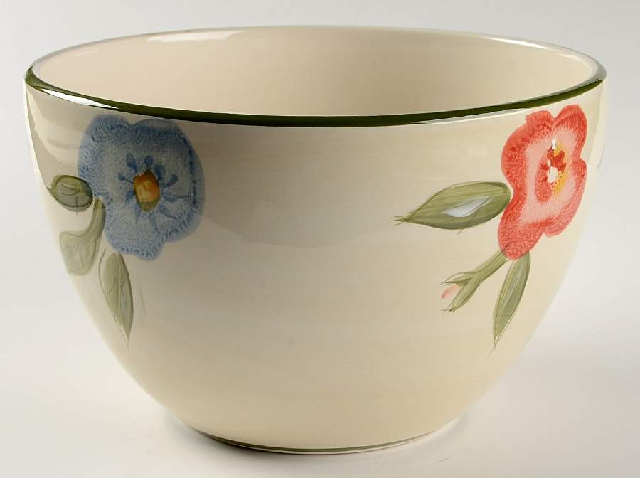 Garden Butterflies 9" Round Vegetable Bowl by Pfaltzgraff-1