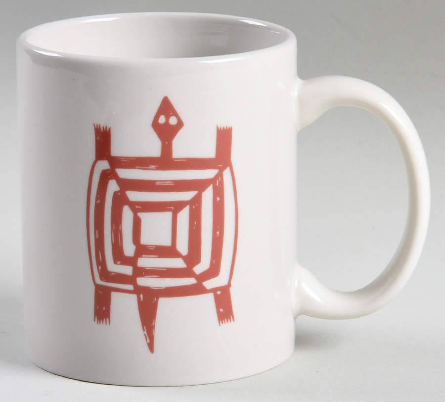 Ancient Mimbreno Indian-Brick Red (Replica) Mug by Pipestone-1