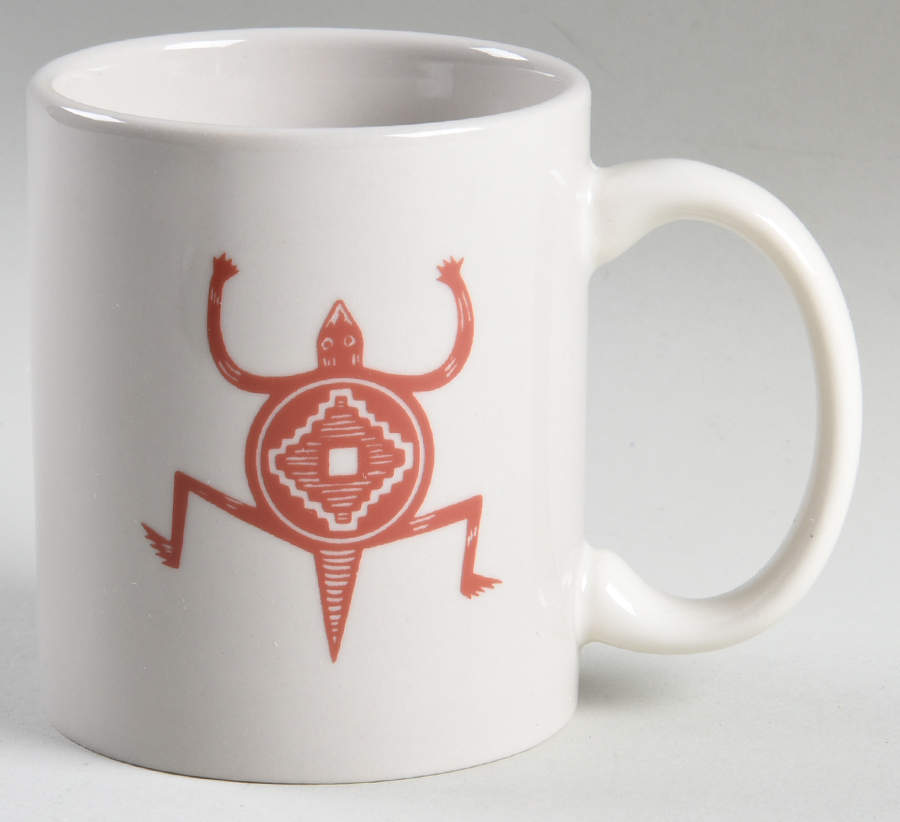 Ancient Mimbreno Indian-Brick Red (Replica) Mug by Pipestone-1