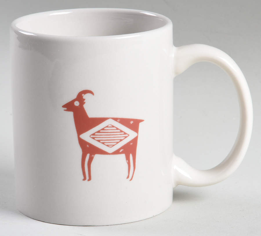 Ancient Mimbreno Indian-Brick Red (Replica) Mug by Pipestone-1