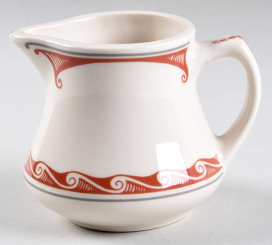 Ancient Mimbreno Indian-Brick Red (Replica) Creamer by Pipestone-1