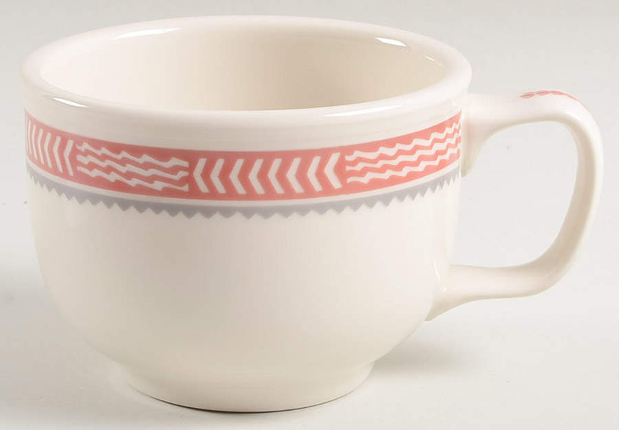 Ancient Mimbreno Indian-Brick Red (Replica) Latte Cup by Pipestone-1