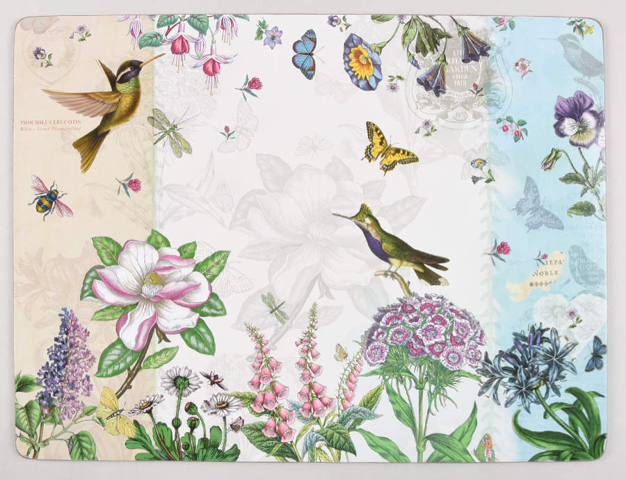 Botanic Hummingbird Corkboard Placemat by Portmeirion-1