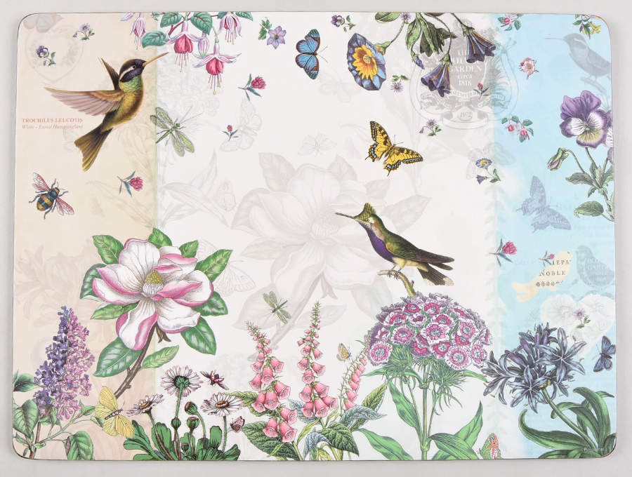 Botanic Hummingbird Corkboard Placemat by Portmeirion-1