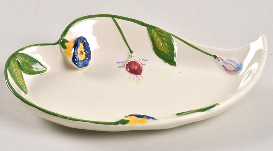 Botanic Hummingbird Tray for Figural Salt & Pepper Set by Portmeirion-1