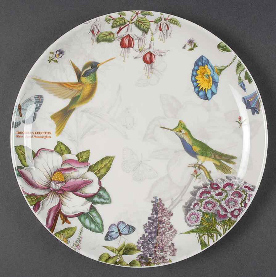 Botanic Hummingbird Accent Salad Plate by Portmeirion-1