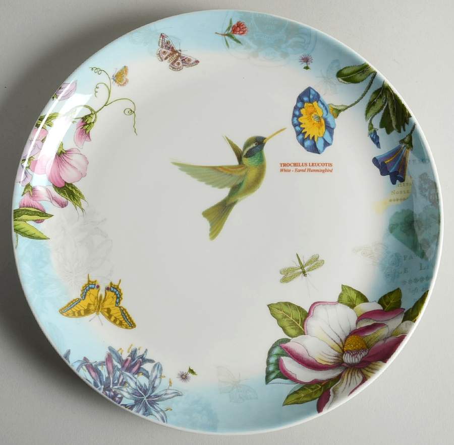 Botanic Hummingbird Accent Salad Plate by Portmeirion-1