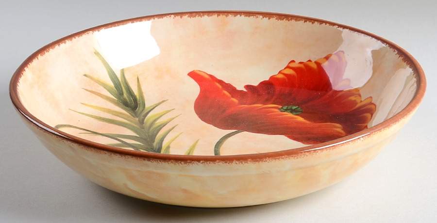 Poppies 13" Pasta Serving Bowl by Pier 1-1