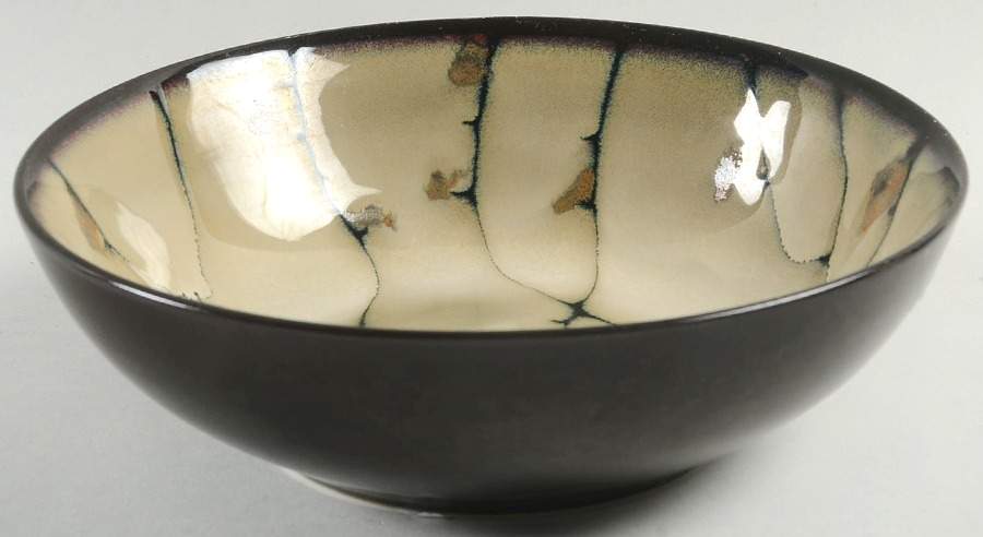 Gold Reactive Soup/Cereal Bowl by Pier 1-1
