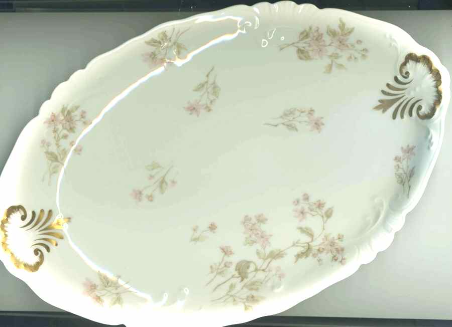 POY727 12" Oval Serving Platter by Jean Pouyat-1