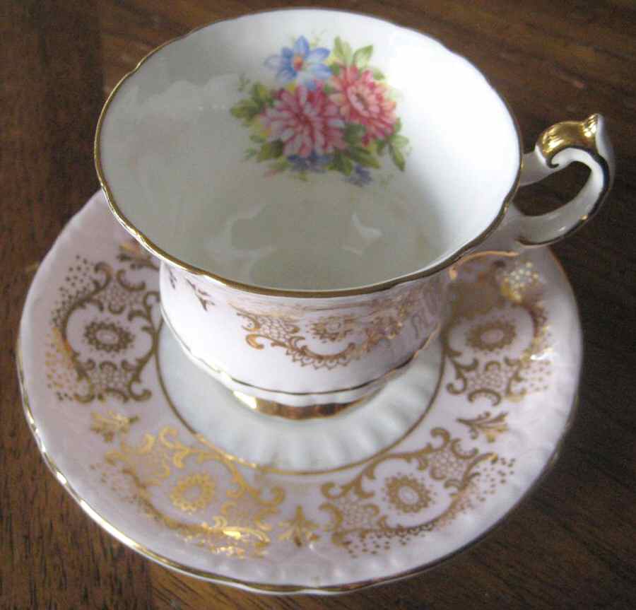 E870 Footed Cup & Saucer Set by Paragon-1