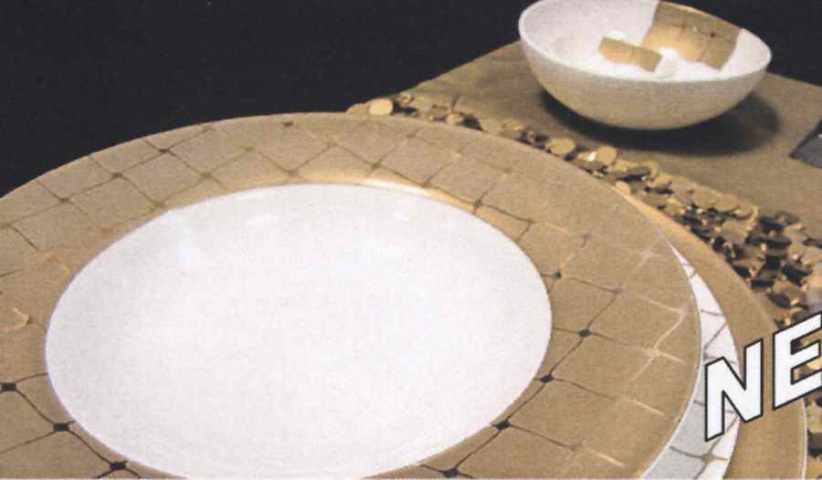 Mesh Large Rim Soup Bowl by Porcel-1