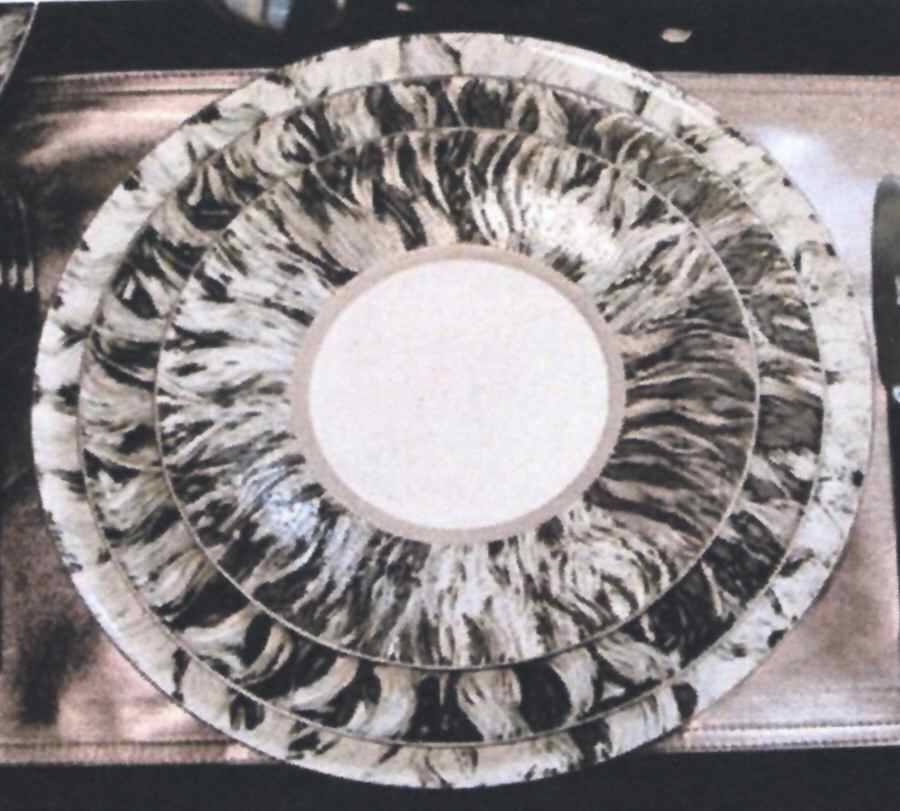 Vintage Dinner Plate by Porcel-1
