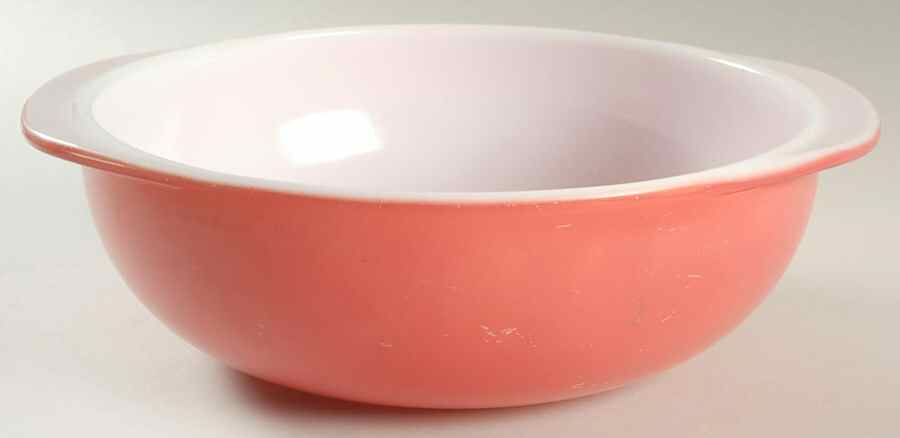 Flamingo 2 Qt Round Covered Casserole No Lid by Pyrex-1