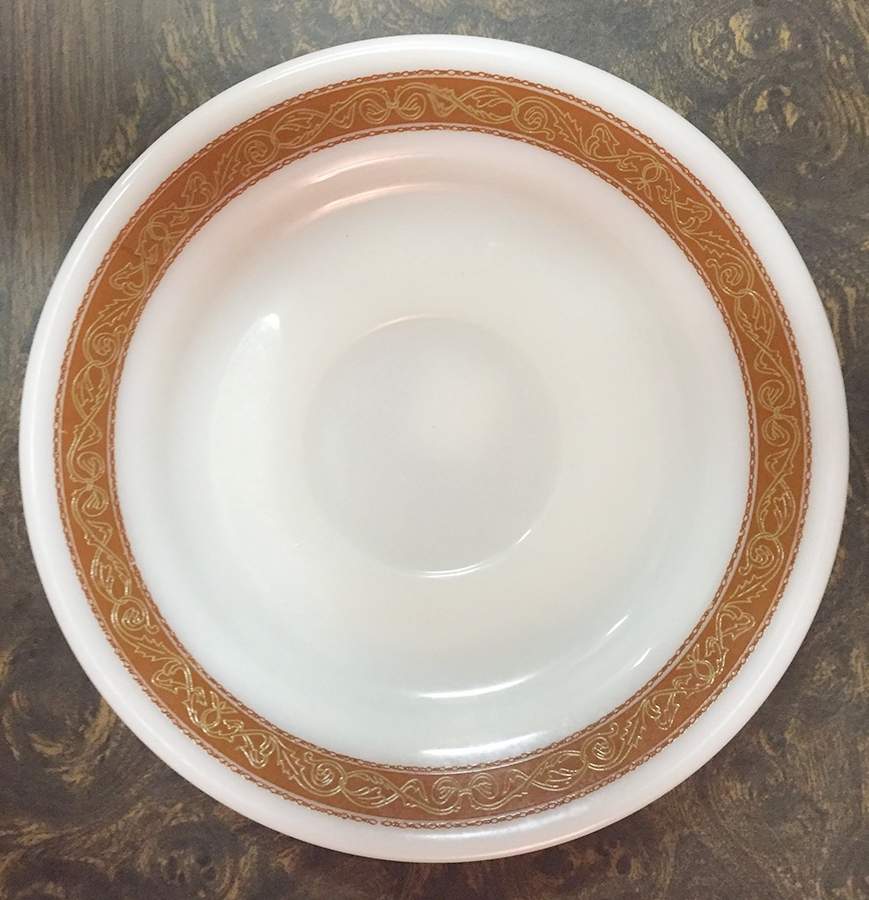 Bronze Saucer by Pyrex-1