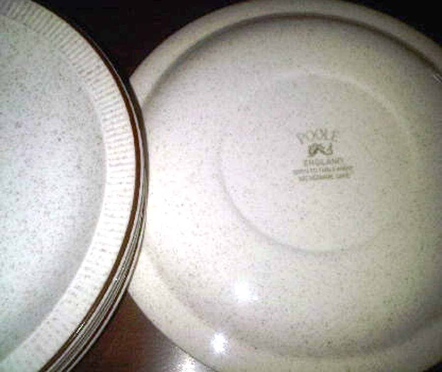 Parkstone Dinner Plate by Poole Pottery-1